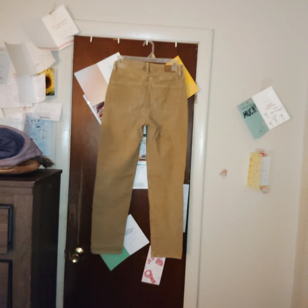 American Eagle Outfitters Straight Leg Corduroy Jeans in Camel